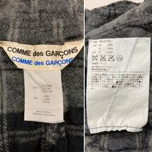 ウール 縮絨 コムコム COMME des GARCONS シャツ ジャケット チェック コムデギャルソン ブルゾン archive 3120356_画像4