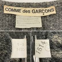 80s COMME des GARCONS ニット ベスト ジレ ギンガムチェック コムデギャルソン ジャケット セーター VINTAGE archive 3120451_画像4