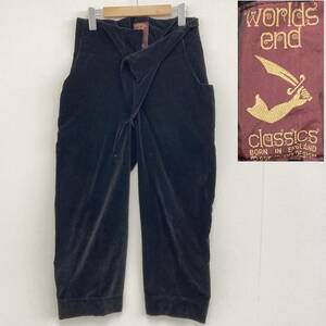  Pirates pants worlds end classics bell bed black black wa-ruz end vivienne westwood slacks VINTAGE archive 3100189