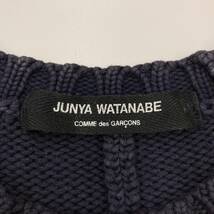 AD1998 JUNYA WATANABE コムデギャルソン ローゲージ ニット セーター ネイビー 紺 ジュンヤワタナベ 90s VINTAGE archive 4010076_画像4