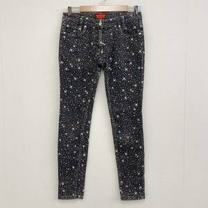 Vivienne Westwood Red Label Galaxy Total Pattern Skinny Denim брюки 1 размер Vivien Westwood Star Archive 3120266