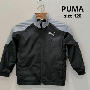 PUMA Kids nylon jacket reverse side nappy 120cm black man 