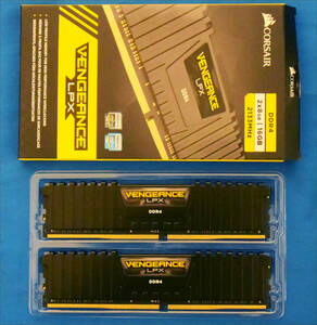 ★Corsair-DDR4 容量２×8=16gb デスクトップメモリ 240ピン dimm 1.2 v メモリ XMP 2.0★