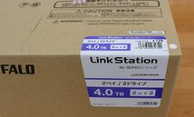 ◆未開封品◆ BUFFALO LS220DN0402B Link Station for SOHOシリーズ　外付ハードディスク 2ベイ/2ドライブ 4.0TB(2TB×2) (2745478)_画像2