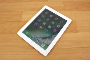 △現状品△ Apple iPad Retinaディスプレイ Wi-Fiモデル 16GB ホワイト MD513J/A 第4世代　簡易チェック リセット済 傷み (2745245)