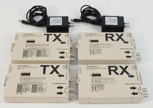 ◇現状品◇ IMAGENICS イメージニクス CRO-DCE15ARX/TX　DVI 信号同軸延長器・受信器/送信器(各2台，ACアダプター2個) (2745448)