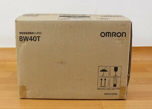 ◆開封未使用品◆ OMRON オムロン BW40T 無停電電源装置(UPS) ※正弦波 400VA/250W　箱傷み（2761168）