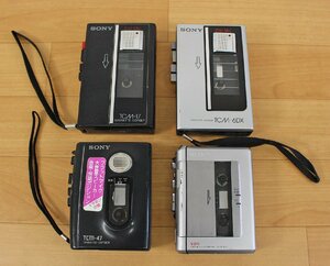 ◇ジャンク品◇SONY カセットプレコーダー　TCM-17/TCM-6DX/TCM-47/TCM-450 計4台セット ※再生不可（2733017）