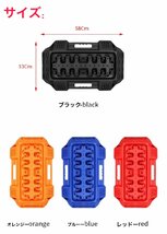 新型 黒色 スタックリカバリーラダー（2枚セット）4WD緊急脱出 スタック脱出用 高耐衝撃 スノーヘルパー 砂雪路の脱出に スタックス_画像2