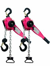 2台セット【新モデル】レバーホイスト 1.5ｔ1.5ton[LEVER HOIST]チェーンホイスト 手動式 荷締機荷締め 荷締め機 レバーブロック　三方良し_画像1