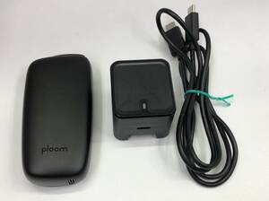 Ploom X ADVANCED プルーム エックス アドバンスド ブラック 本体 充電器 セット 動作未確認 通電確認済み 24012501