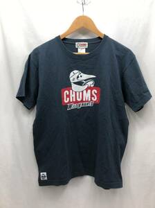 CHUMS WILD KNIGHTS コラボ Tシャツ 半袖 メンズ L くすみブルー ラグビー チャムス 24012501