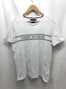 TOMMY HILFIGER 半袖 Tシャツ ロゴプリント M ホワイト系 トミーヒルフィガー 24013002