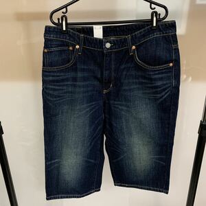 未使用品 EDWIN ハーフパンツ 34 メンズ GEV04-1026 綿100% デニム ジーンズ エドウィン デニムパンツ ファッション カジュアル (石562