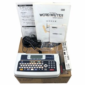 USED MAX マックス WORD WRITER ワードライタ CD-100 ホワイト 自動 文字書き機 ボールペン 事務用品 オフィス用品 取説 箱付 動作確認済