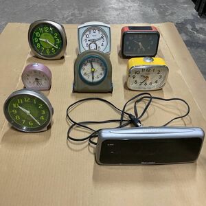【C-2】（ジャンク品）置時計 時計 レトロ まとめ売り