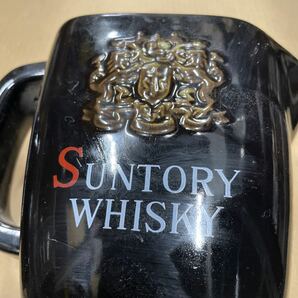 【E-38】サントリー SUNTORY WHISKY 水差し レトロ ピッチャー 昭和 （高さ15㎝横幅20㎝奥行き10㎝）の画像9