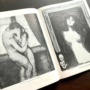 【洋書】『 GRAPHIC WORKS OF Edvard Munch 』1979 ●エドヴァルド・ムンク 木版画 エッチング リトグラフ 白黒 90点掲載 ノルウェーの画像6