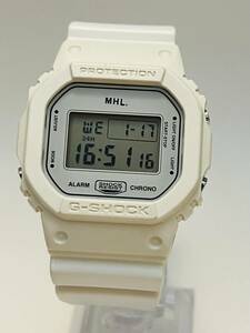 動作　CASIO カシオ G-SHOCK DW-5600VT MHL クオーツ 腕時計 ジーショック ホワイト