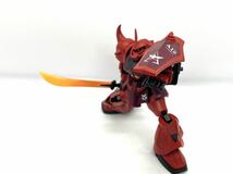 GフレームFA05 機動戦士ガンダム グフ シャア専用カラー リペイント全塗装済 完成品 ガンプラ_画像8