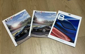 フェラーリferrariベントレーBentleyオフィシャルマガジン3冊セットTOFMカタログ 自動車パンフレット