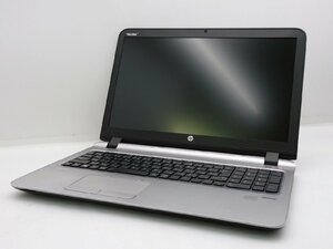 【1円スタート】hp ProBook 450 G3 N8K02AV Celeron 3855U 1.6Ghz 4GB 15.6インチ OSなし BIOSのみ