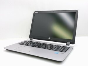 【1円スタート】hp ProBook 450 G3 N8K02AV Celeron 3855U 1.6Ghz 4GB 15.6インチ OSなし BIOSのみ
