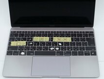 【1円スタート】Apple MacBook Retina 12インチ Early 2015 スペースグレイ 2304x1440 A1534 EMC2746 ロジックボード欠品_画像2