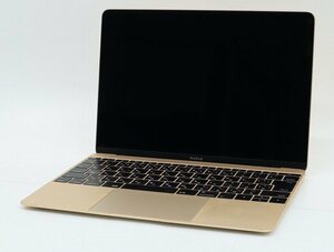 【1円スタート】Apple MacBook Retina 12インチ Early 2016 ゴールド 2304x1440 A1534 EMC2991 ロジックボード欠品