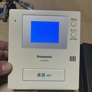 Panasonic/パナソニック　テレビドアホン モニター親機/VL-MV18K 通電OK／カラーカメラ玄関子機/VL-V566-S 未チェックのジャンク扱い　