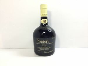 [K-2024]SUNTORY SPECIAL RESERVE 70☆ウイスキー スペシャルリザーブ 古酒★白キャップ 黒帯ラベル 760ml 43%♪未開栓 売り切り 1円〜!!