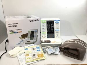 [K-2024]OMRON オムロン 電気治療器★簡単動作.通電確認済み☆こり 痛み 温熱 家庭用 HV-F9520 ♪箱.取説付き 売り切り!!