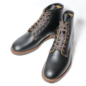 “未使用品” RED WING レッドウィング BECKMAN / ベックマン 9060 FLATBOX / フラットボックス US9D ブラック クロンダイク FS品 2020年製