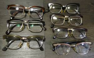 めがね (度入り) ★ RODENSTOCK ★ KOKI GENTRY 27 ★ SHINE EARTH ★ KIMPO ★ REGNAL ★ その他 ◇ まとめて７個【 中古品 】