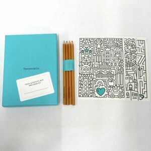 TIFFANY＆Co./ティファニー Cololing book ACTIVITY KIT 塗り絵　色鉛筆セット ノベルティ