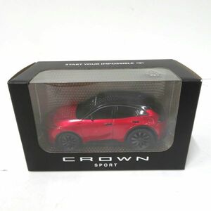 非売サンプルカー トヨタ CROWN SPORT ディーラープルバックカー ミニカー カラーサンプル レッド