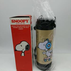 t2173 新品 未使用 SNOOPY スヌーピー 水筒 SPORTING JUG K-075-9 昭和レトロ ウォーターボトル ボトル キャンプ アウトドア用品 現状渡し