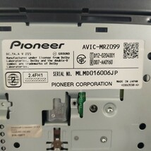 Pioneer カロッツェリア AVIC-MRZ099/2013_画像5