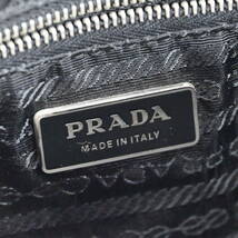 PRADA プラダ　ハンドバッグ　トートバッグ 三角ロゴプレート　テスートナイロン　ブラック　黒 E2505CA601_画像9