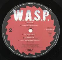 LP W.A.S.P. - 魔人伝 ECS-81671 ポスター 帯付 WASP ワスプ Blackie Lawless ブラッキー・ローレス_画像8