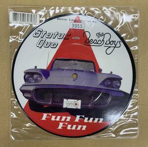 7インチEP 限定 ピクチャー盤 STATUS QUA with BEACH BOYS Fun Fun Fun 5762627 ナンバリング入り