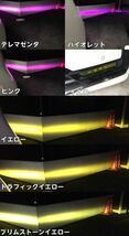 【Ｎ－ＳＴＹＬＥ】オデッセイアブソルートＲC後期専用 フォグランプレンズフィルム 左右セット オラカル8300全32色より 2020.11～2022.09_画像2