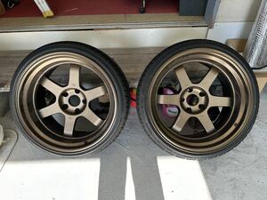 RAYS レイズ VOLK RACING ボルクレーシングTE37V MARK2 18インチ 10j -25 5h 114.3 ブロンズ