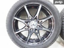 ◆溝あり◆ Weds ウェッズ LEONIS SV レオニス 15インチ 4.5J +45 4穴 PCD100 Economist ATR-K 165/55R15 2020年 ワゴンR アルト ラパン_画像3