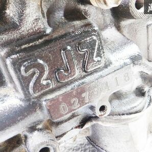 ◆実動外し! クランキング確認済み!◆ 保証付 トヨタ純正 JZA80 スープラ 2JZ-GE NA AT オートマ 前期 エンジン本体 棚Q1の画像4