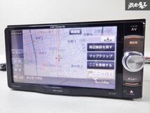 保証付 carrozzeria カロッツェリア メモリーナビ AVIC-RW09 地図データ 2018年 Bluetooth DVD CD 地デジ内蔵 ND-B4 ビーコン付 棚C11_画像3