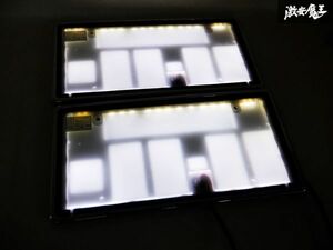 保証付 共立 LED 字光式 LED ナンバープレート ナンバー フレーム ライセンス KK-L0610 即納 棚2H6C