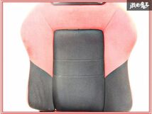 RECARO レカロ SR3 SR-3 シート セミバケ セミバケットシート 両側三角ダイヤル式 レッド リクライニング機能の動作確認済みです。_画像3