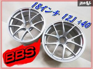 【 BBS 】 JA051 18インチ 12J +40 センターロック式 ホイール 2本 SuperGT R35 MOLA GT-R GT500参戦車両 モーラGT-R