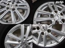 ◆ガリキズ無し!!◆ YS ワイズコーポレーション YIDA 15インチ 6J +43 5穴 PCD114.3 スタッドレス 195/65R15 4本 ノア ヴォクシー セレナ_画像6